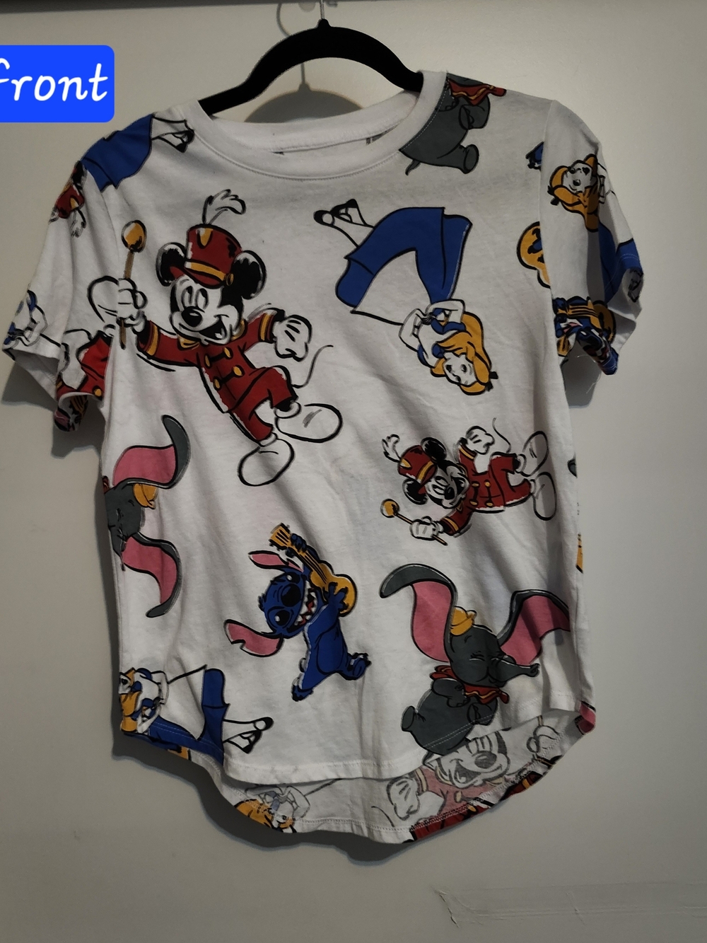 100th Anniversary Disney White Kids Short Sleeve Tee